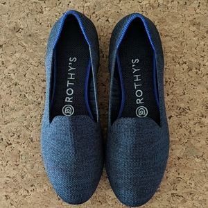 Rothy's Navy Heather Loafer Size 7 EUC
